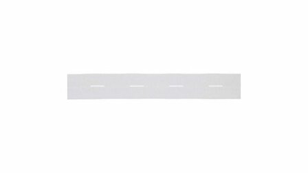 Knoopsgat Elastiek - 20mm wit