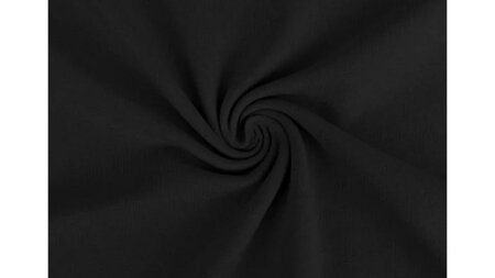 Zwarte French Terry Stof kopen 