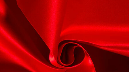 Rode uni satijn duchesse kopen 