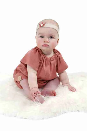 Naaipatroon off-shoulder jurk - maat 62 t/m 86