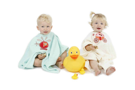 naaipatroon badcape of capuchon handdoek