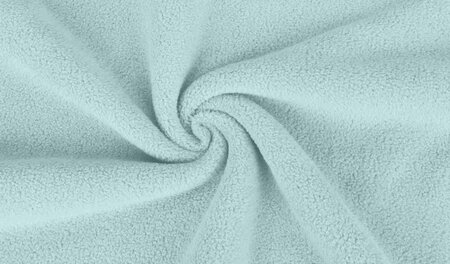 Superzachte dubbel fleece sheepskin katoen licht blauw kopen