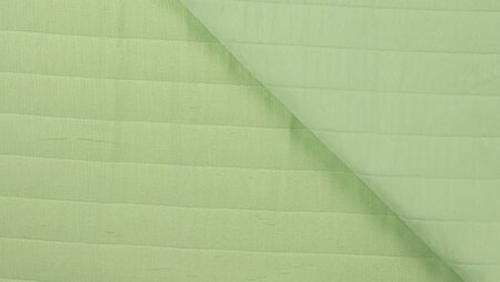 Mintgroene gewatteerde stof Stripe Quilt Jessica​