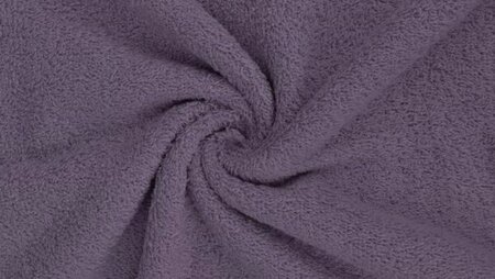 Badstof diep paars dubbel gelust