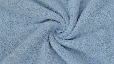 Badstof jeans blauw dubbel gelust