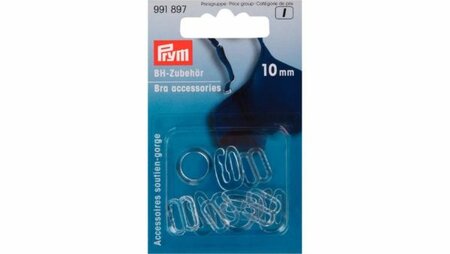 Prym - BH Accessoires 10x Kunststof Transparant 10mm