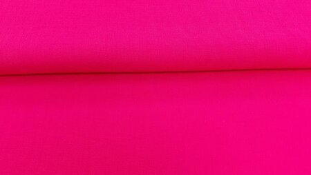 Fuchsia light stretch linnen stof