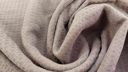 Oud-roze Lyocell Jacquard Blocks &ndash; close-up patroon.