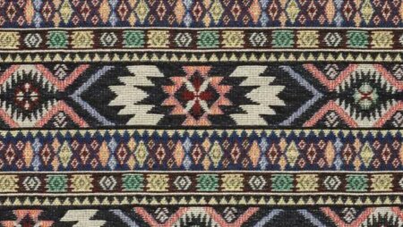 Egyptian Jacquard stof multicolor print