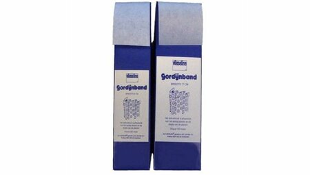 Vlieseline - Gordijnband Opstrijkbaar 60 mm Wit