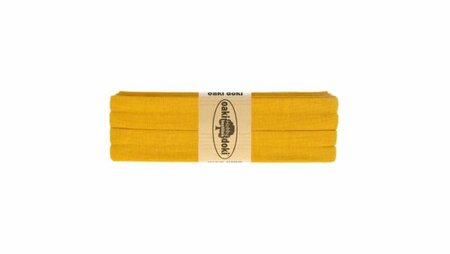 Oaki Doki - Jersey Tricot Biaisband 20mm 3m - 950 Oker Geel
