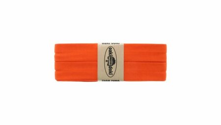 Oaki Doki - Jersey Tricot Biaisband 20mm 3m - 934 Fel Oranje