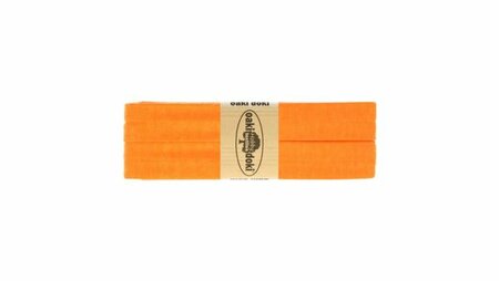 Oaki Doki - Jersey Tricot Biaisband 20mm 3m - 952 Licht Oranje