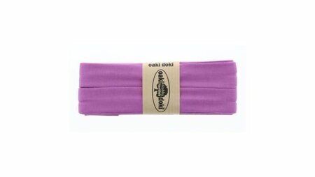 Oaki Doki - Jersey Tricot Biaisband 20mm 3m - 945 Lila
