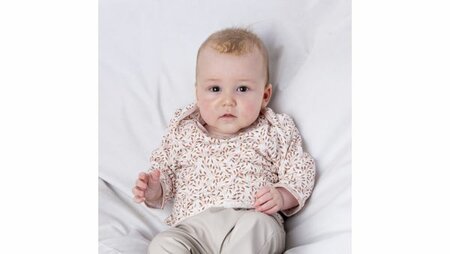 Naaipatroon Overslagtuitje &amp; Envelopshirt - Maat 50 t/m 74 - Nummer 185 Kind1