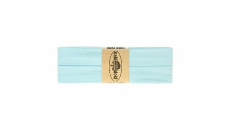 Oaki Doki - Jersey Tricot Biaisband 20mm 3m - 102 Licht Baby Blauw