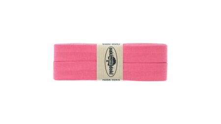 Oaki Doki - Jersey Tricot Biaisband 20mm 3m - 134 Roze
