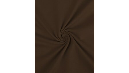 bruine tricot stof jersey rekbare kledingstof