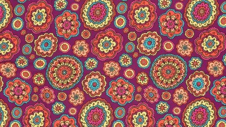 Softshell stof bloemenprint magenta voor kinderkleding