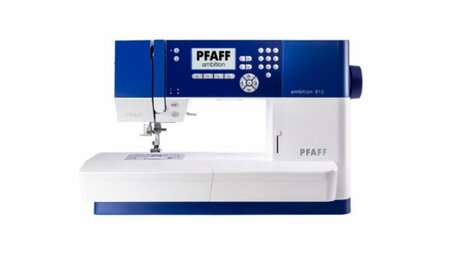 Pfaff Ambition 610 naaimachine met IDT-systeem voor perfect stoftransport