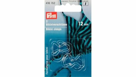 Prym - Bikini Ceintuursluiting Kunststof Lus 12mm Transparant
