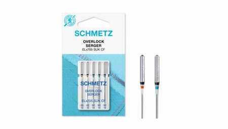 Schmetz overlock naaimachinenaalden 80-90 verpakking met 5 naalden