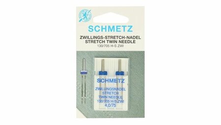 Schmetz Stretch Tweelingnaald - 4.0-75 - 2 Naalden