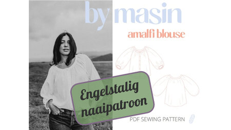Amalfi blouse - Engelstalig PDF patroon