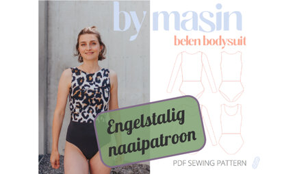 Belen Bodysuit - PDF patroon - korte mouw