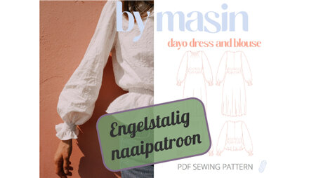 Dayo Blouse &amp; Jurk - PDF patroon 
