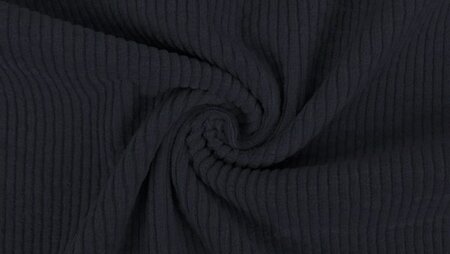 ribfluweel stretch marineblauw textuur