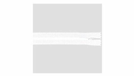 Blinde Rits - 22 cm - Wit