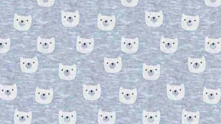 Blauwe alpenfleece met beertjes kopen 