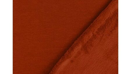Brique uni alpen fleece  kopen 