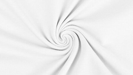 witte tricot stof katoen jersey