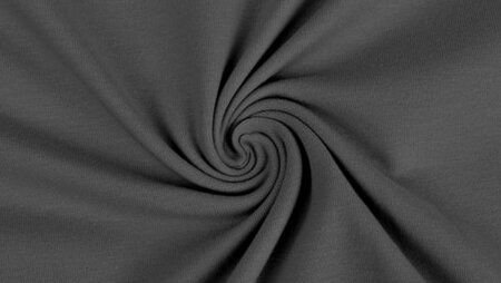 antraciet grijze tricot stof jersey