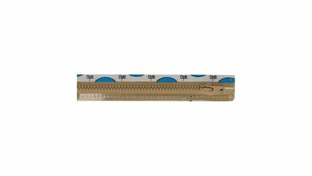 Beige deelbare kunststof rits