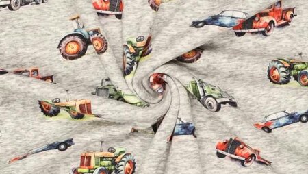Alpenfleece vrachtwagen print