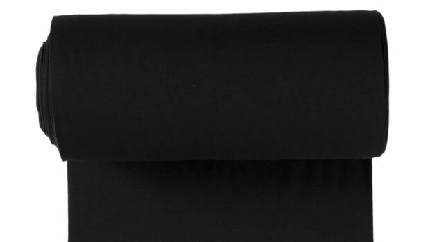 Naaien met goedkope zwarte boordstof van hoge kwaliteit