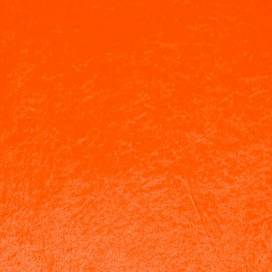 Prachtige fel oranje velours de panne