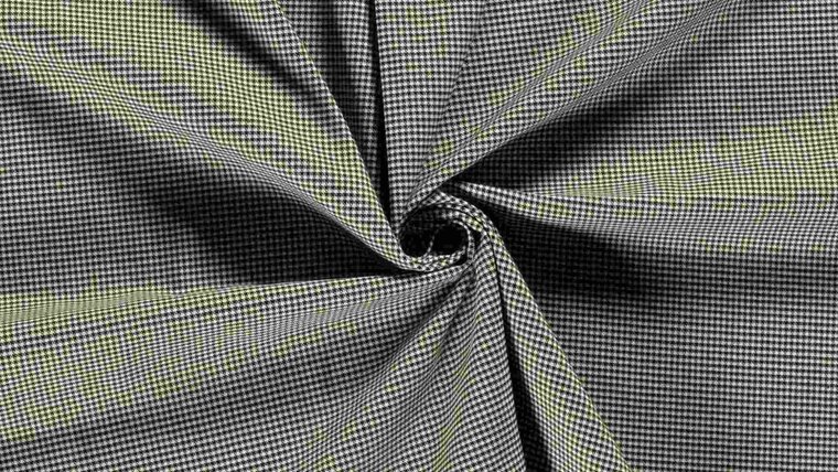 Naaien met Stretch Pied de Poule gabardine stof