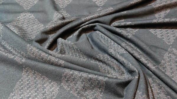 Naai klassieke mode met viscose tricot pied de poule