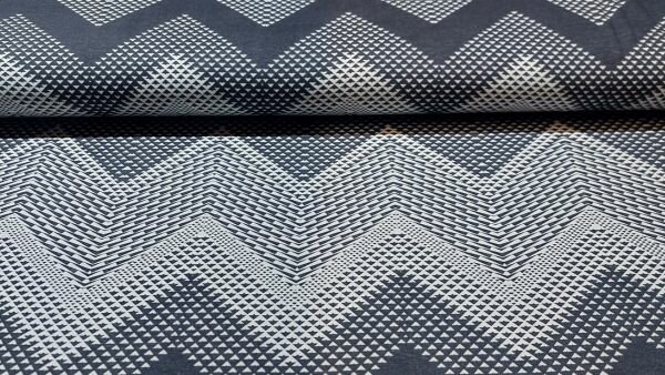 Voordelige Abstract bedrukte viscose tricot stof bestelle