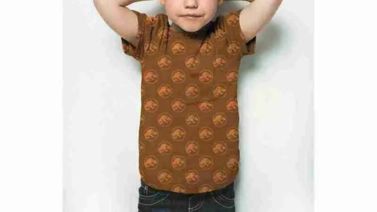 Naaien met Groene tricot stof met dinosaurussen | Dinosaur World | Poppy Fabrics