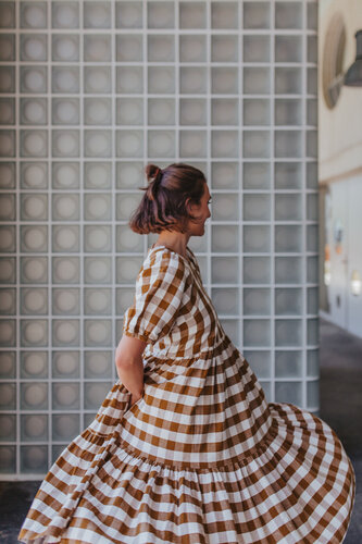 Lange versie Romantische cloud dress 