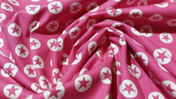 Katoenen stof met sterren &ndash; Perfect voor mode &amp; decoratie