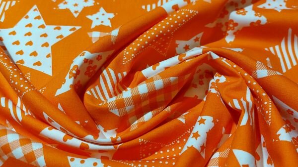 Sterrenstof van 100% katoen &ndash; perfect voor kleding en decoratie
