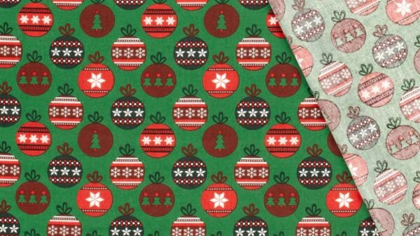 groene kerststof katoen