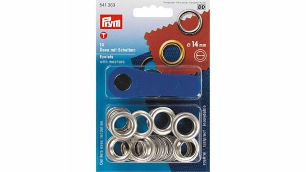 Prym - Ringen en Schijven 14mm Zilver