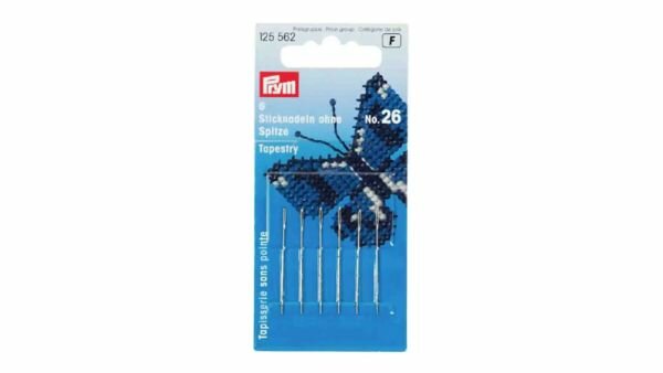 Prym - Borduurnaalden zonder Punt 26 Zilver Verpakking